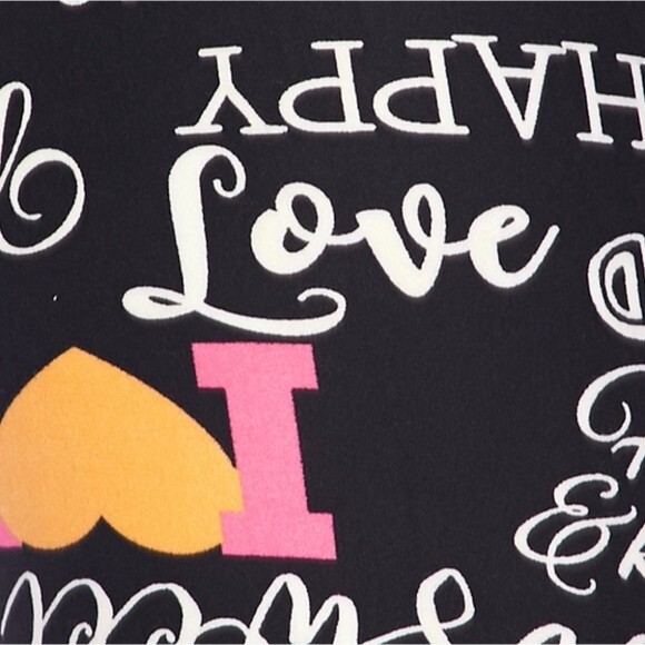 Full Of Love Print Capri One Size - Picture 7 of 7